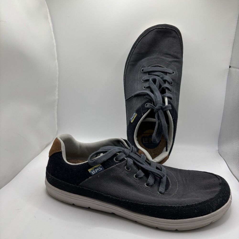 LEMS Chillum Mens 10.5 Varsity Blue Lace Up Hiking Casual Preppy Summer
